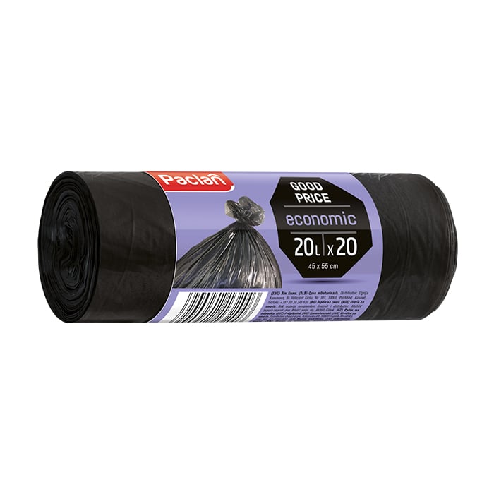 Мішки для сміття Paclan Economic, 20*20 л